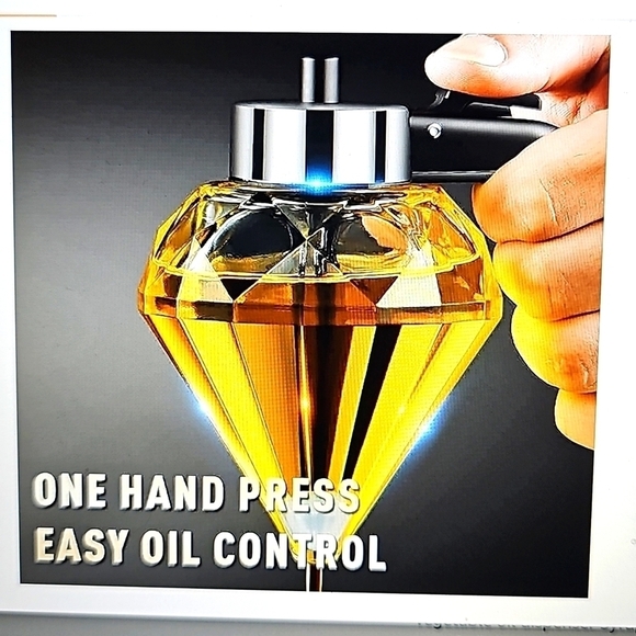 NIB Muweiqi Stainless Steel One Hand Press Olive Oil Dispenser - Picture 4 of 14